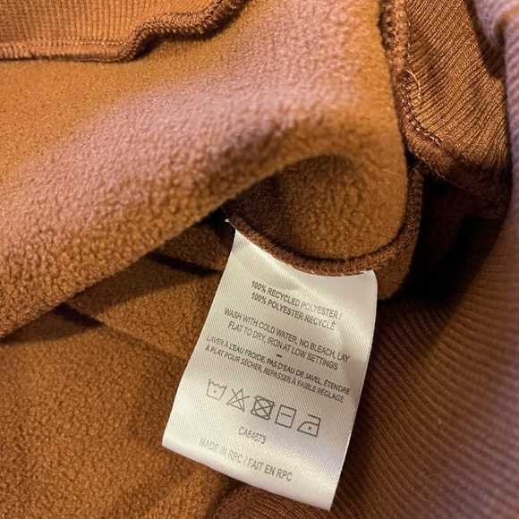 GIRL CRUSH Brown Double Fleece Crewneck size M - Picture 3 of 8